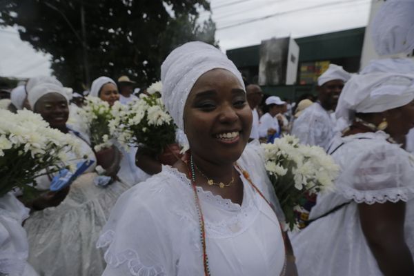 Baianas na Lavagem do Bonfim