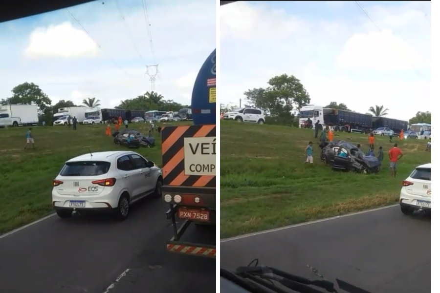 Jornal Correio | Colisão entre carros deixa um ferido na BR-324