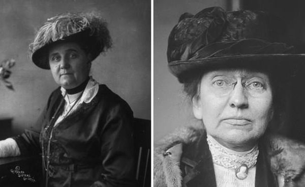 Ellen Gates Starr e Jane Addams por Reprodução