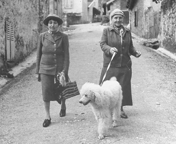 Gertrude Stein e Alice B. Toklas por Reprodução