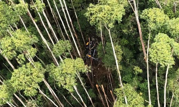 Helicóptero foi achado após 12 dias de busca