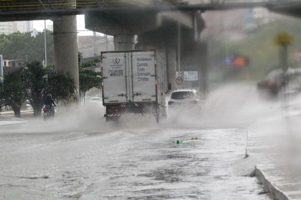 Chuva foi registrada em Salvador