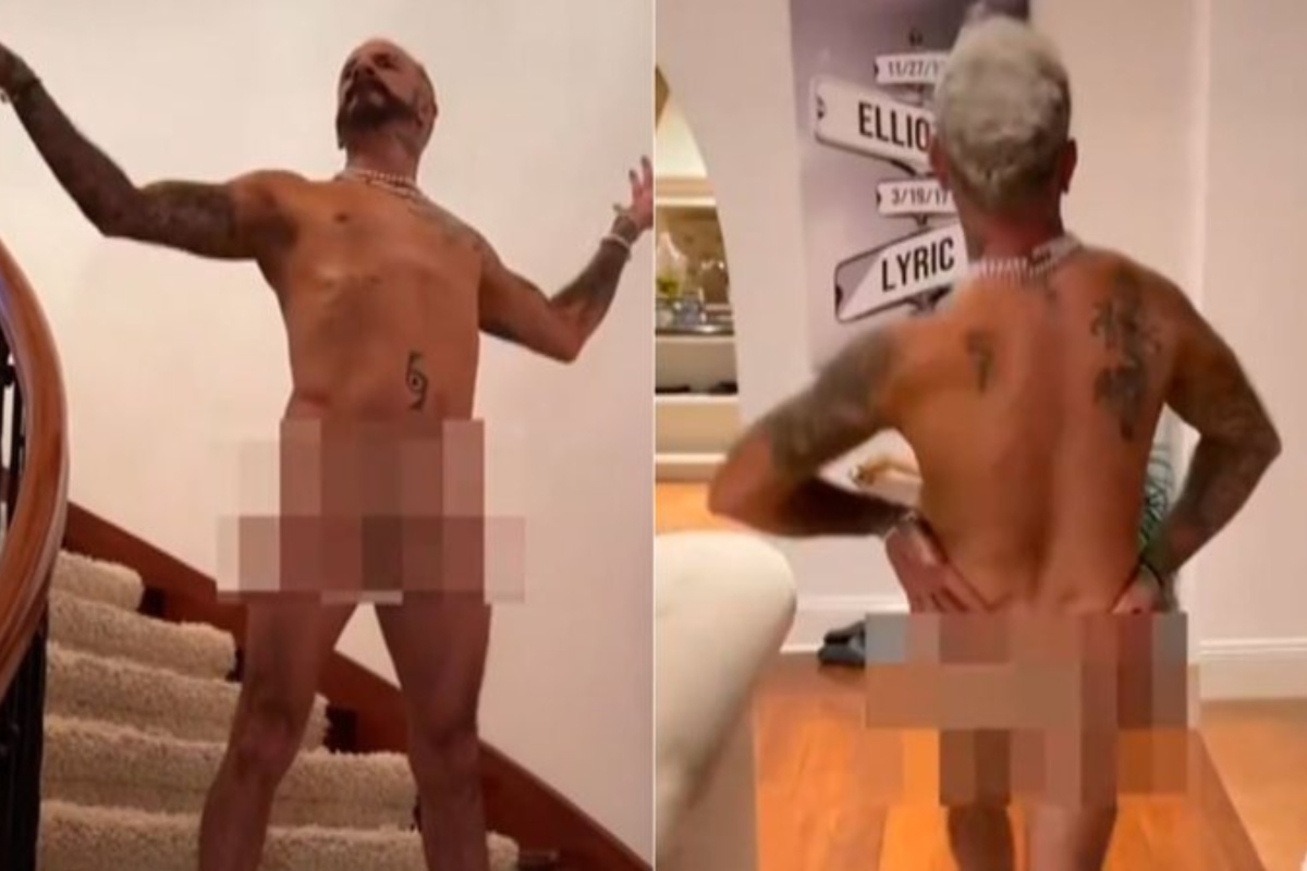 AJ McLean, do Backstreet Boys, dança nu em vídeo no Tiktok semanas após anúncio do divórcio por Reprodução/ Redes sociais