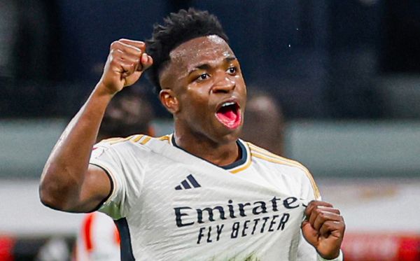 Vini Jr balançou as redes pelo Real Madrid sobre o Almería