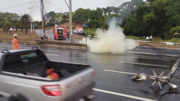 Corpo de Bombeiros atendeu ocorrência 