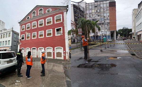 Casarão onde funcionava restaurante Colon, no Comércio