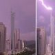 Imagem - Vídeo mostra momento exato que raio atinge o prédio mais alto da América Latina