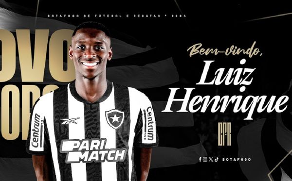 Luiz Henrique foi anunciado oficialmente pelo Botafogo