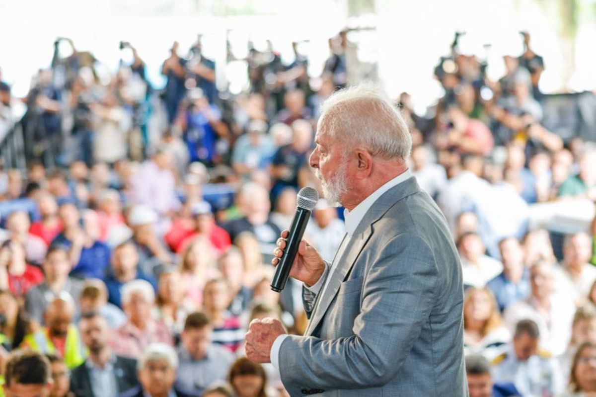 Lula no Porto de Santos