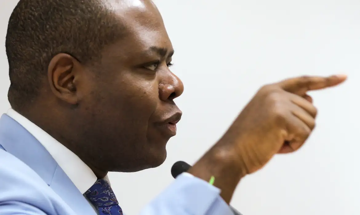 O ministro dos Direitos Humanos e da Cidadania, Silvio Almeida