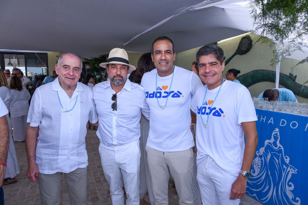 Antonio Carlos Júnior, Itamar Musse, Bruno Reis e ACM Neto