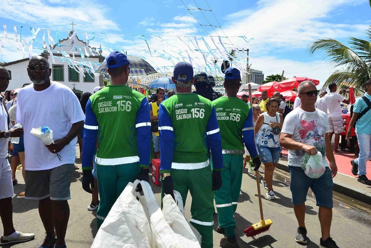 Limpurb recolhe 172 toneladas de resíduos em quatro dias de festejos em Salvador