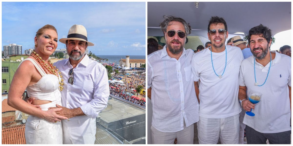 Vanessa e Itamar Musse; e Sidney Quintela, Gabriel Costa e André Moll