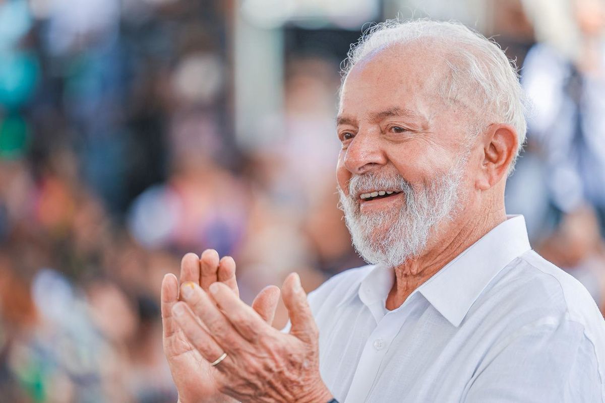 Lula durante visita ao Rio de Janeiro