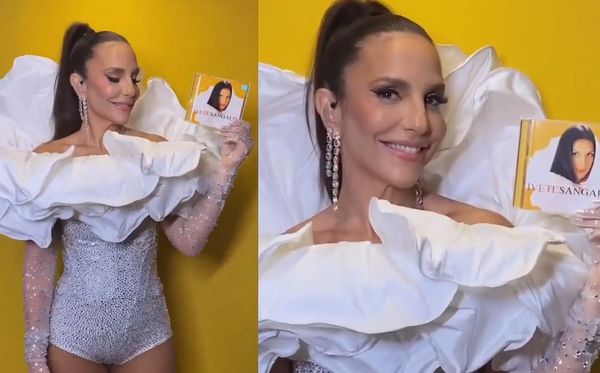 Ivete fez homenagem ao seu primeiro álbum em carreira solo