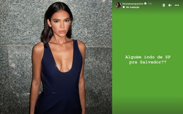 Bruna Marquezine pediu carona para ir ao Carnaval de Salvador