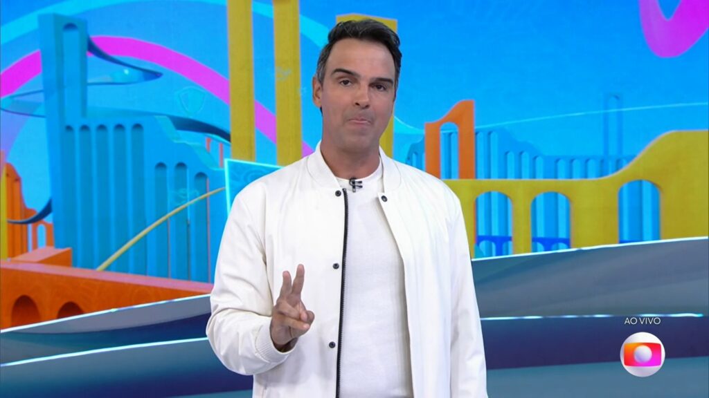 Tadeu, apresentador do BBB por Reprodução