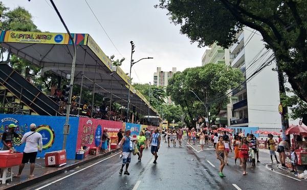 Circuito Osmar ficou vazio no início da tarde do domingo de Carnaval