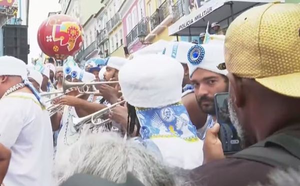 Humberto Carrão acompanhou a saída dos Filhos de Gandhy