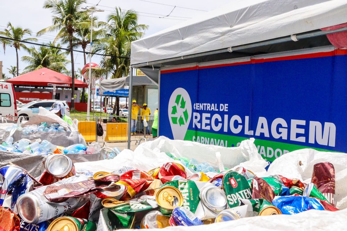 EcoFolia Solidária fecha Carnaval com mais de 174 toneladas de material reciclável, 17% a mais do que 2023 