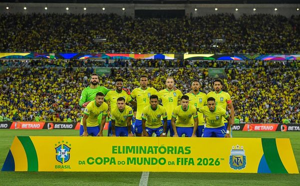 Seleção Brasileira no jogo contra a Argentina pelas Eliminatórias para a Copa de 2026