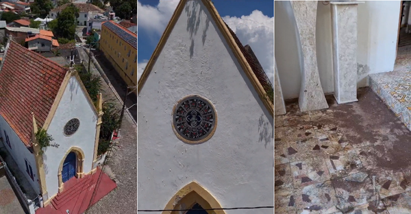 Capela de Nossa Senhora da Piedade na Ilha de Itaparica está fechada por motivos de segurança
