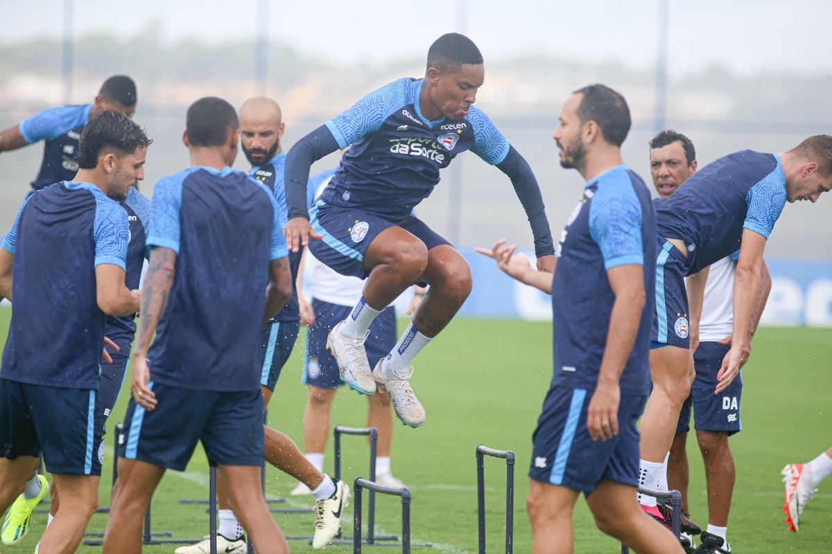 Caio Roque treino Bahia