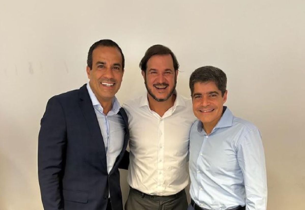 Bruno Reis, Antônio Rueda e ACM Neto