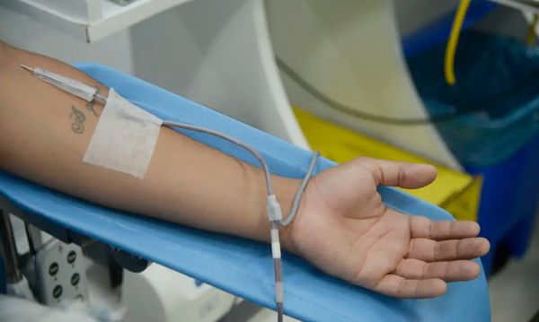 Campanha de doação de sangue no Instituto Estadual de Hematologia do Rio de Janeiro