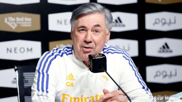 Carlo Ancelotti é o técnico do Real Madrid