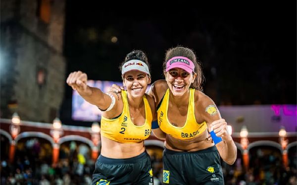 Duda e Ana Patrícia no Mundial de Vôlei de Praia