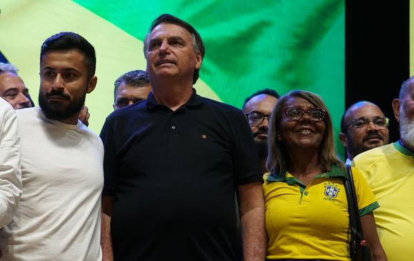 Bolsonaro em evento com apoiadores em Salvador