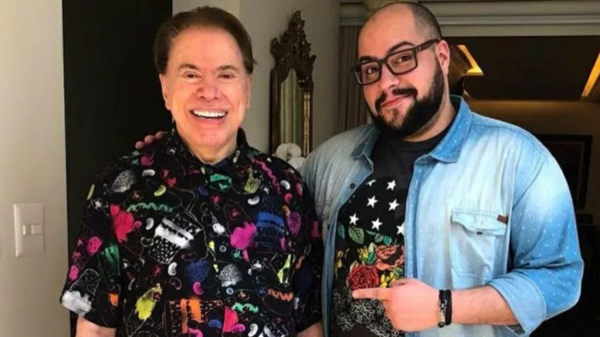 Tiago Abravanel e Silvio Santos