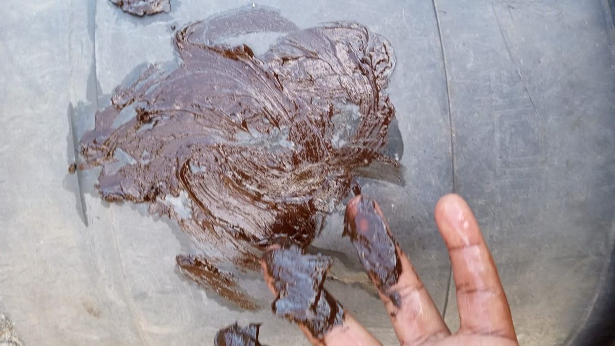 Manchas de óleo atrapalham trabalho de pescadores e marisqueiros