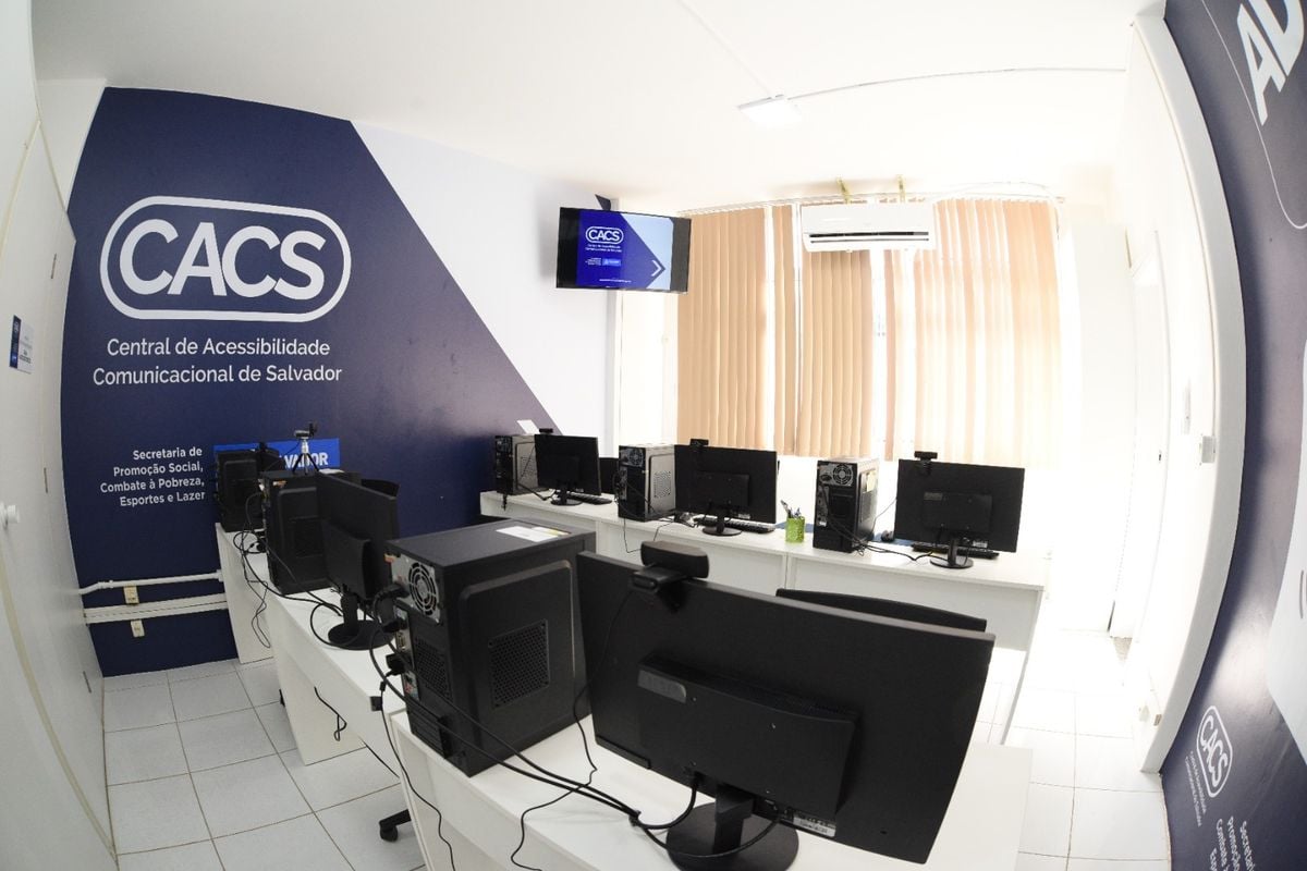 Central de acessibilidade da Prefeitura vai promover mais inclusão de pessoas com deficiência auditiva e visual em Salvador por Betto Jr./ Secom PMS
