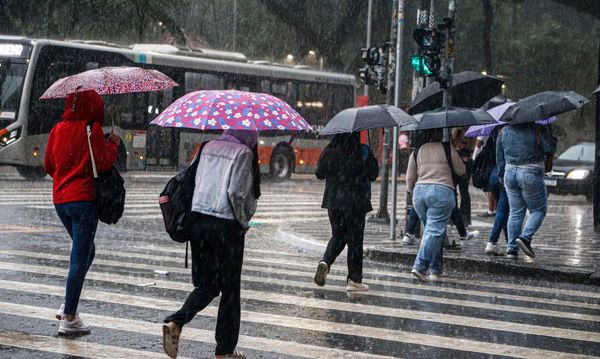 Forte chuva atingiu a capital paulista