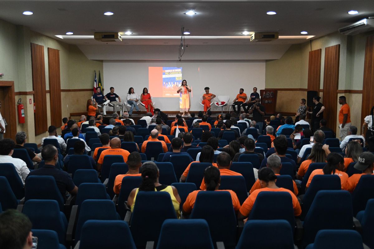 A candidatura foi lançada em evento estadual do partido