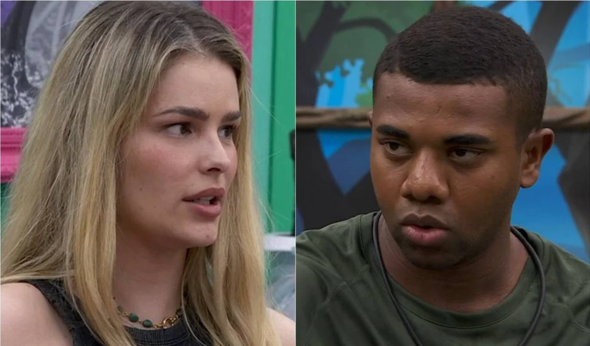 Yasmin Brunet e Davi, no BBB 24