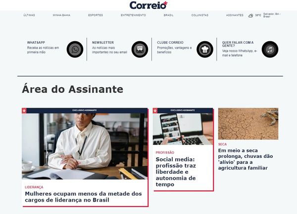 Assine o Correio