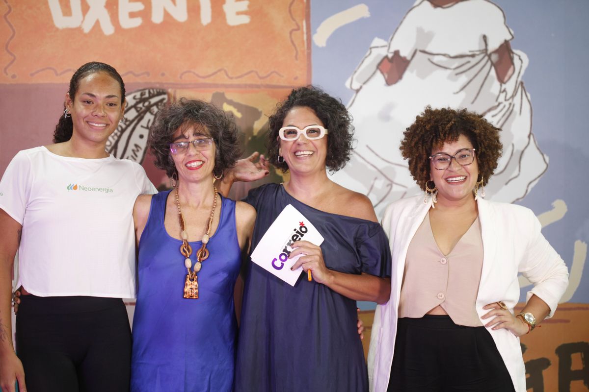 Gravação do projeto Retadas com Alana Sales, Andréa Fernandes, Celine Bispo e Flávia Azevedo