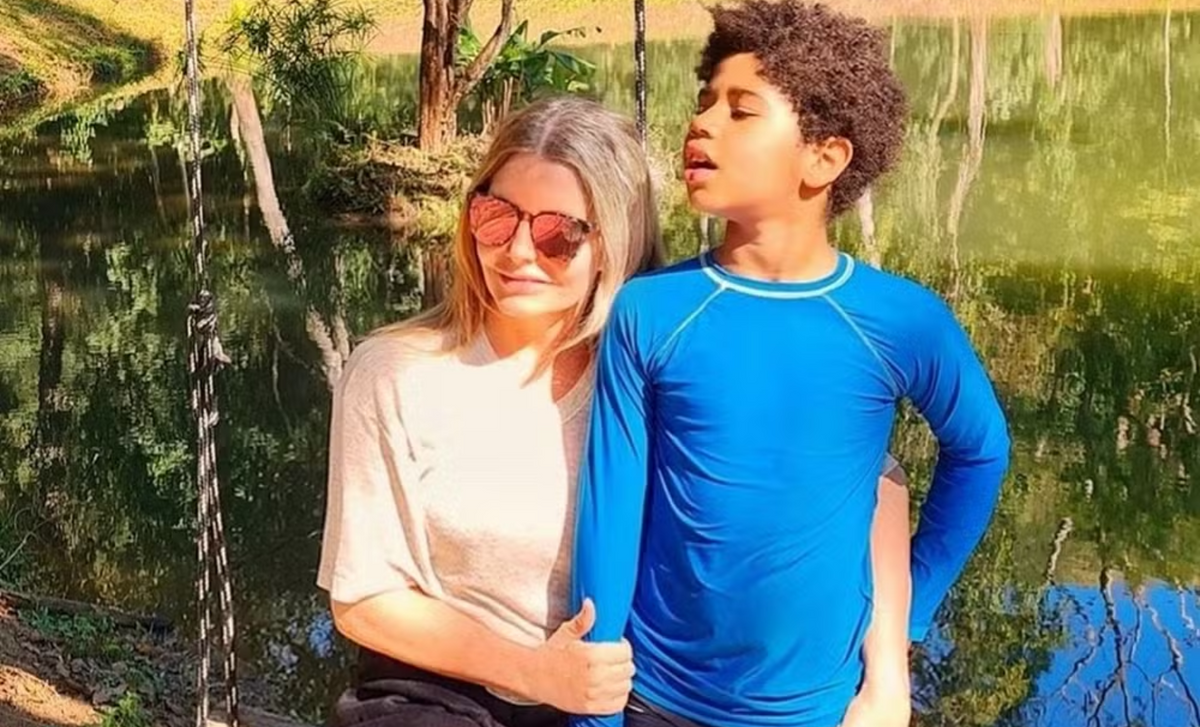 Maria Padilha e filho