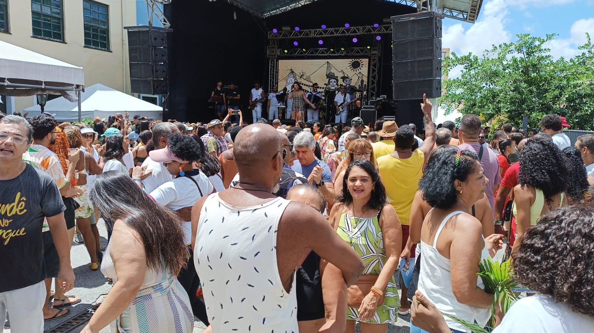 Público dançou junto no Pelourinho