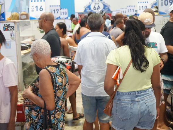 Imagem - Soteropolitanos encontram peixes mais caros na véspera da Sexta-Feira Santa; vendedores comemoram aumento de fluxo