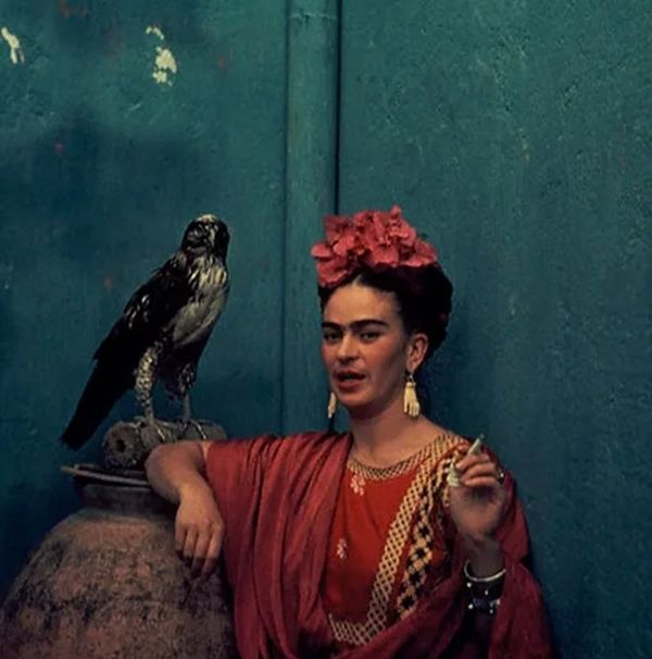 A pintora mexicana Frida  Kahlo 
