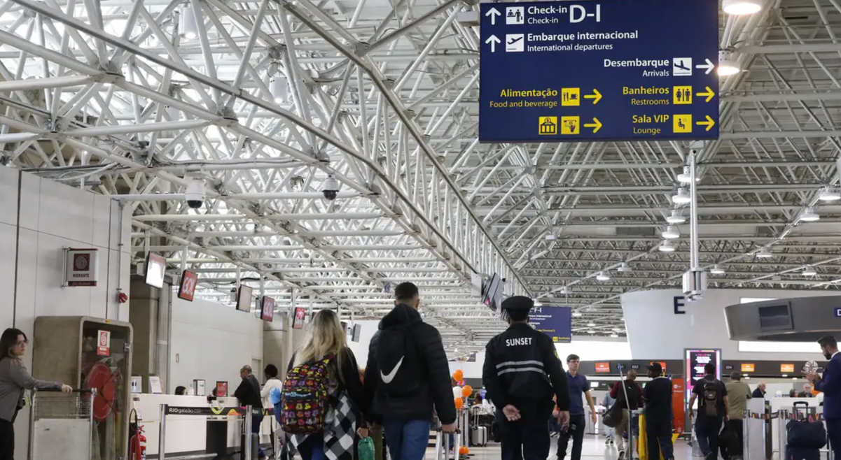 Aeroporto do Galeão, no Rio de Janeiro