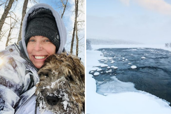 Amanda Rogers se afogou após tentar salvar seu cachorro em um rio congelado