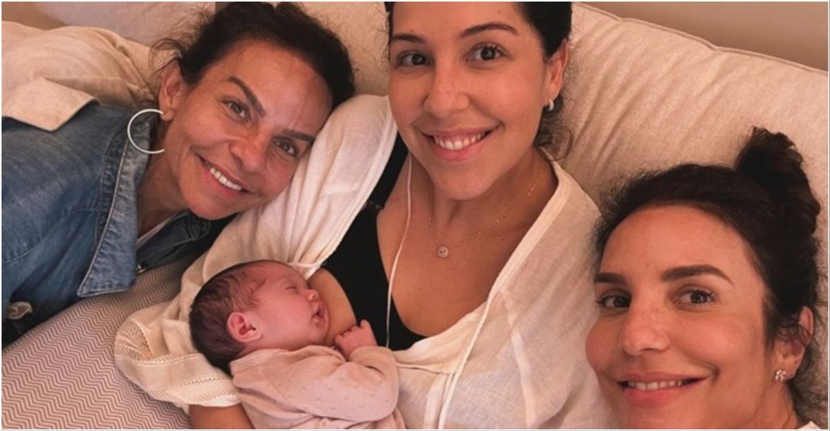 Ivete Sangalo em família
