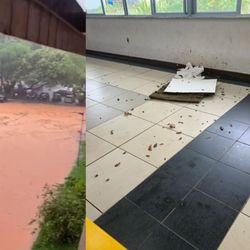 Imagem - Campus de Ondina da Ufba registra pontos de alagamentos após fortes chuvas