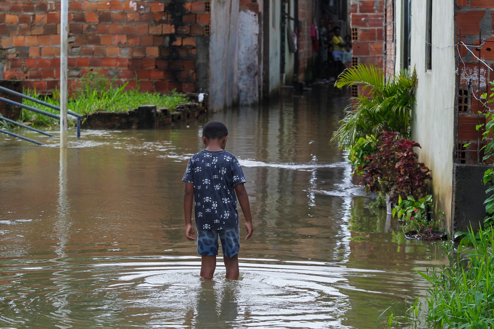 Chuva em Salvador por Arisson Marinho/CORREIO