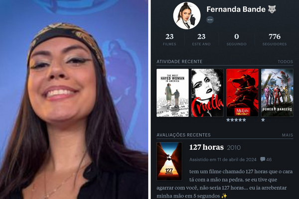 Fernanda Bande criou uma conta no Letterboxd
